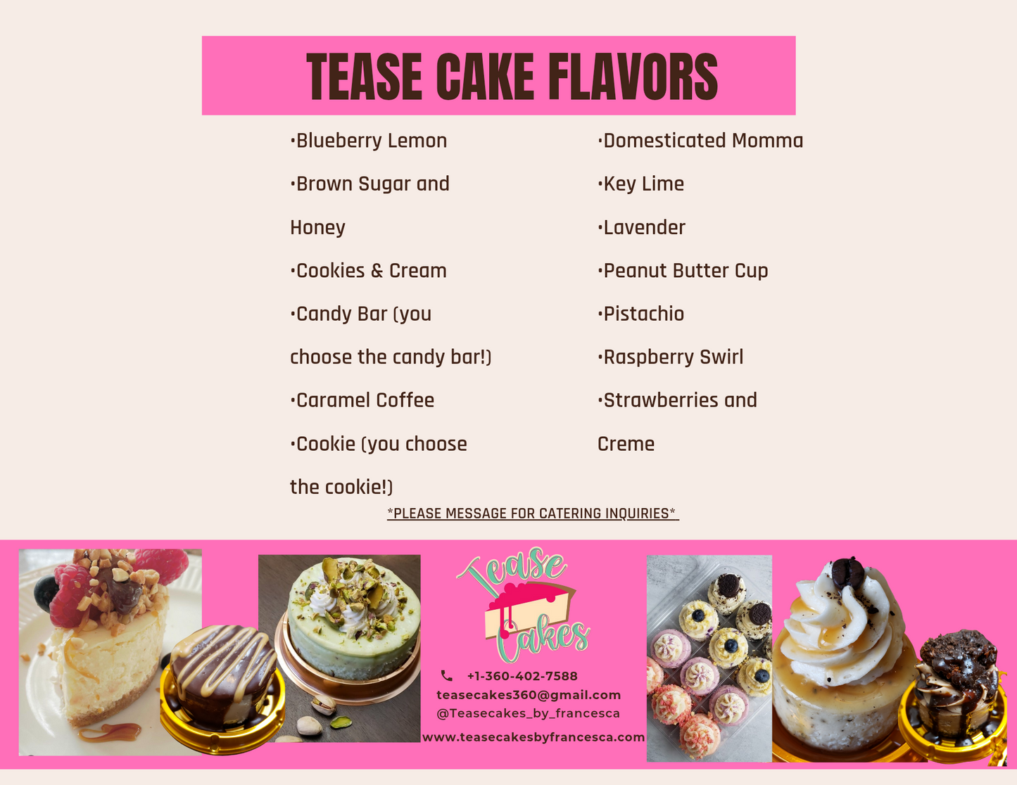 4" Tease Cakes